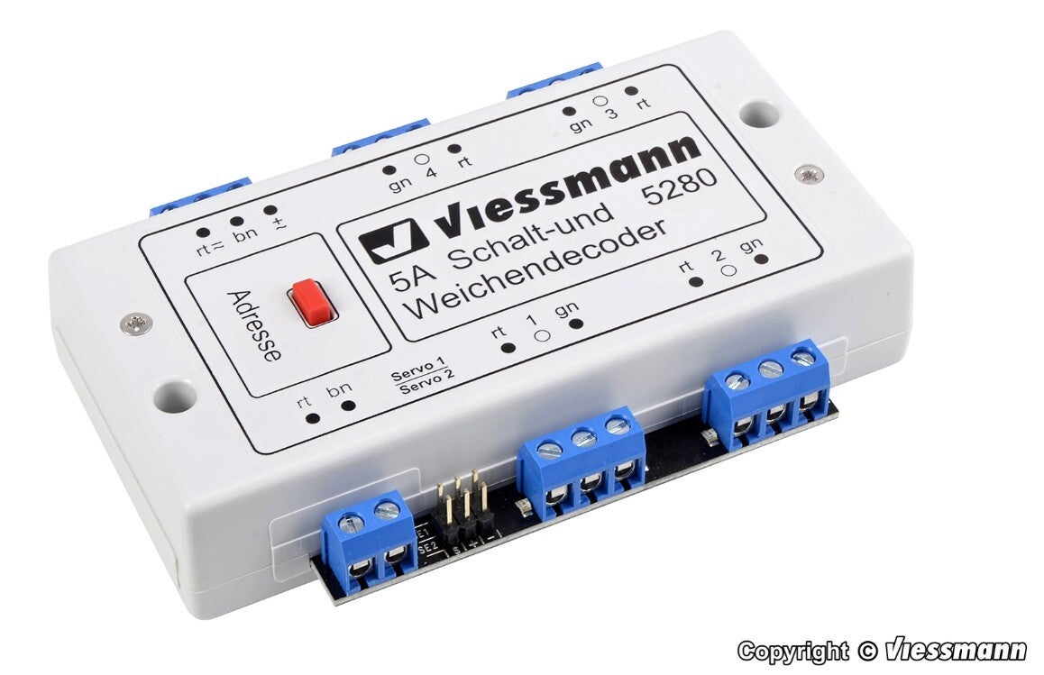 Viessmann 5280 Multiprotokoll Schalt- und Weichendecoder