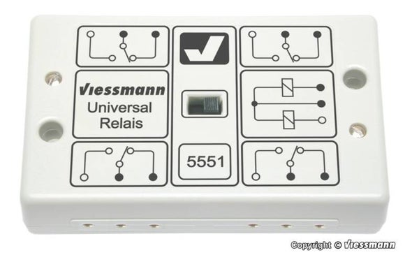 Viessmann 5551 Universal-Relais 1 x 4UM