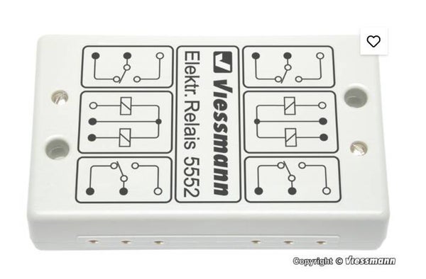 Viessmann 5552 Elektronisches Relais 2 x 2UM