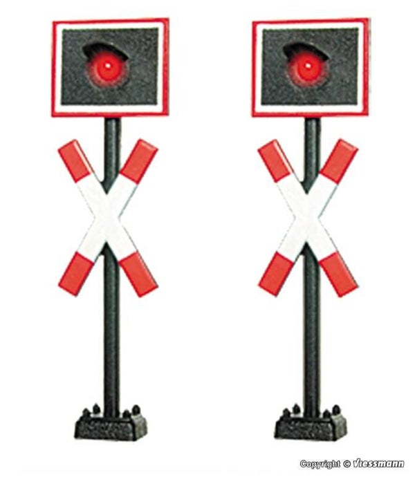 Viessmann 5803 N Andreaskreuze, 2 Stück