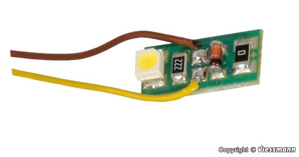 Viessmann 6006 Hausbeleuchtung mit 1 LED warmweiß, 10 Stück