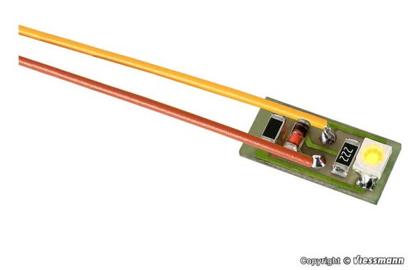 Viessmann 6007 Hausbeleuchtung mit 1 LED gelb, 10 Stück
