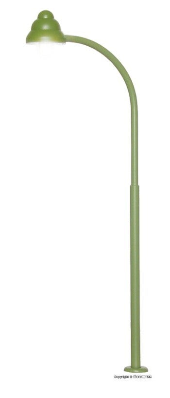 Viessmann 6012 H0 Bogen-Gaslaterne grün, LED warmweiß