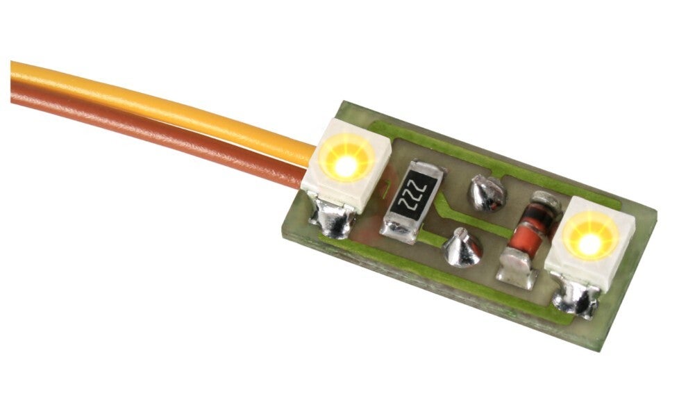 Viessmann 6021 Hausbeleuchtung, 2 LEDs warmweiß, 3 Stück