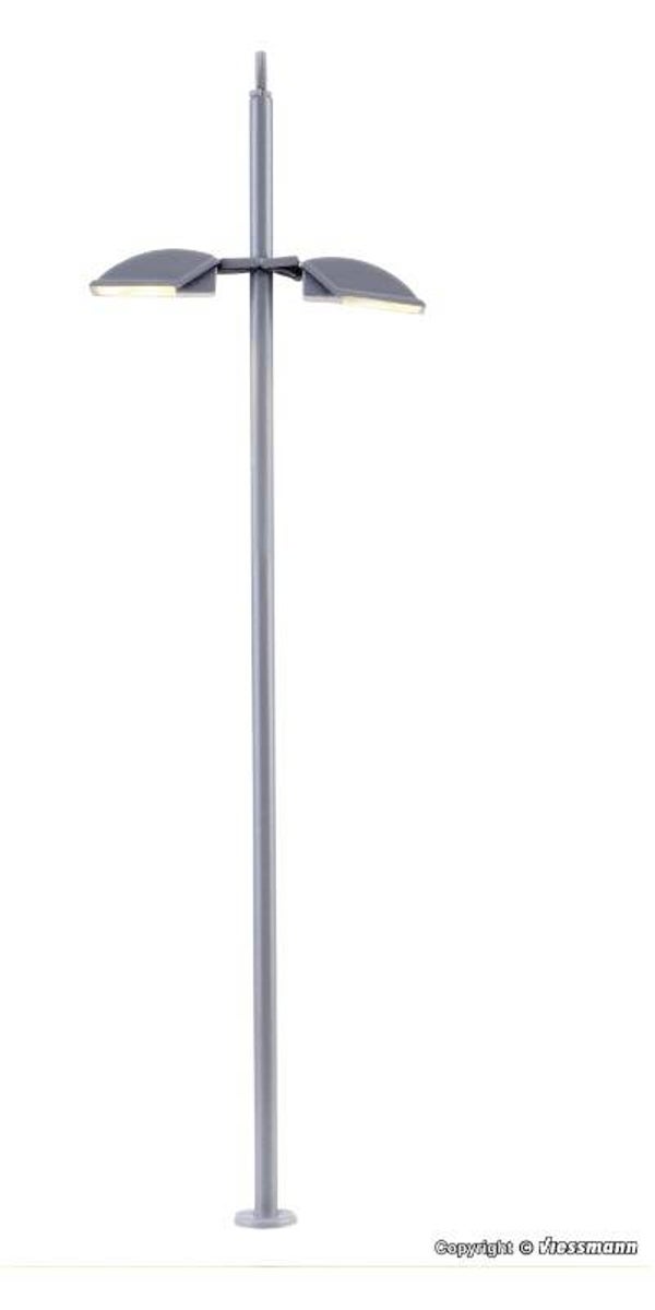 Viessmann 6034 H0 Stadtleuchte modern, doppelt, 2 LEDs weiß