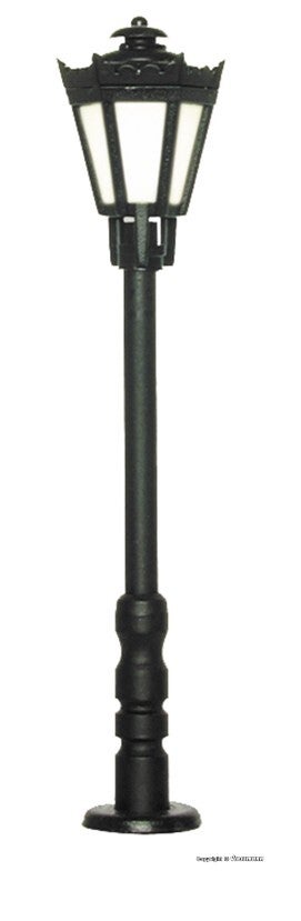 Viessmann 6070 H0 Parklaterne schwarz, LED warmweiß
