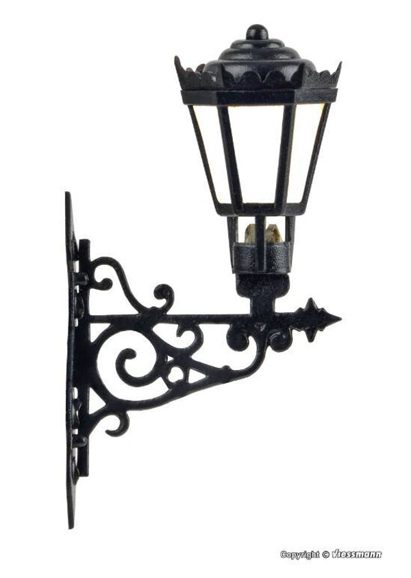 Viessmann 6074 H0 Wandlaterne, LED warmweiß