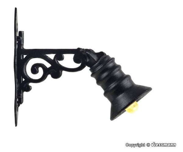 Viessmann 6076 H0 Wandlaterne, LED warmweiß