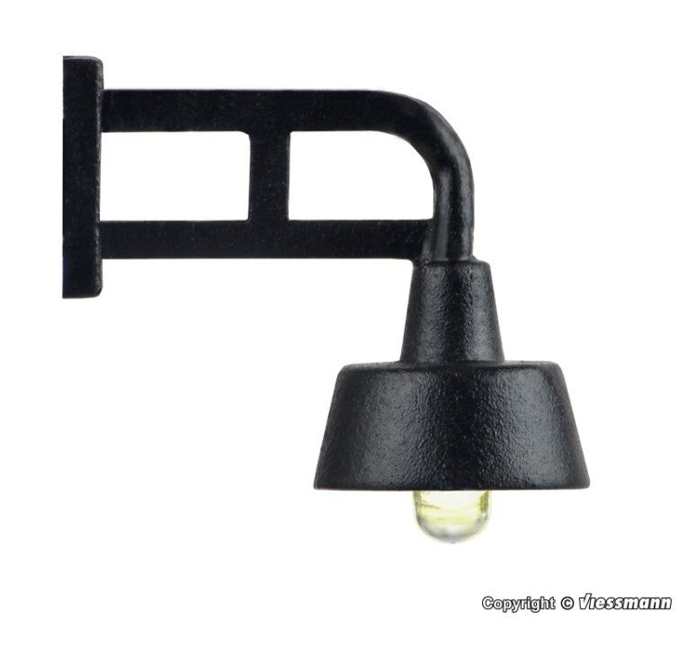 Viessmann 6087 H0 Wandlaterne Güterschuppen, LED warmweiß