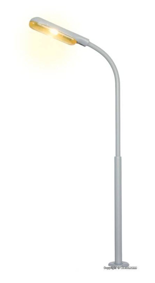 Viessmann 6091 H0 Peitschenleuchte, LED gelb
