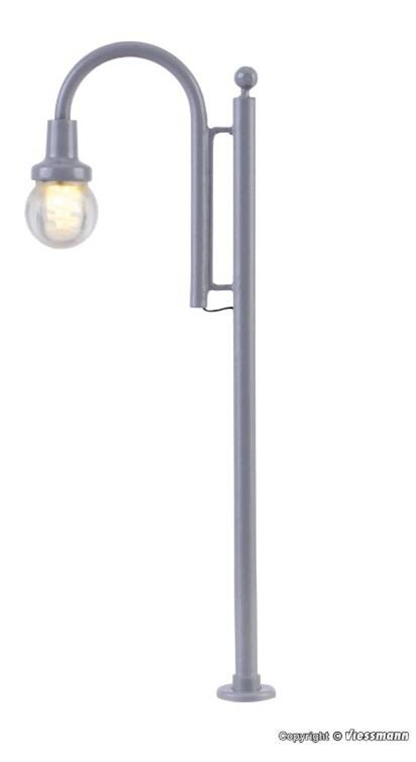Viessmann 6141 H0 Bogenleuchte Tiergarten, LED warmweiß