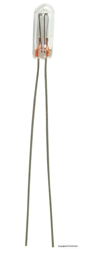Viessmann 6200 Glühlampe klar T 3/4, Ø 2,3 mm, 16 V, 30 mA, 2 blanke Drähte