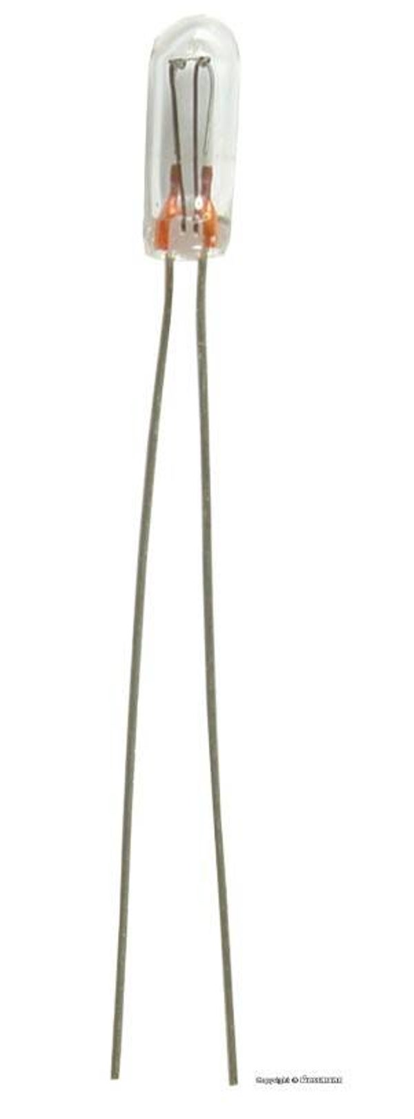 Viessmann 6200 Glühlampe klar T 3/4, Ø 2,3 mm, 16 V, 30 mA, 2 blanke Drähte
