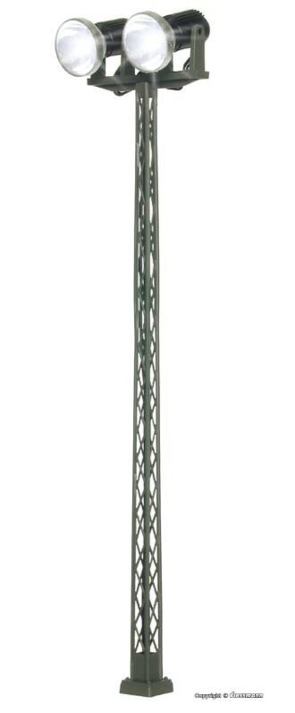 Viessmann 6332 H0 Flutlichtstrahler doppelt, 2 LEDs weiß