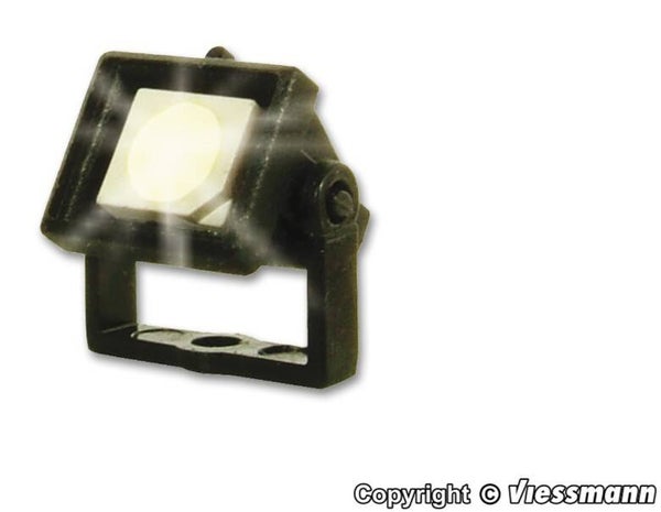 Viessmann 6333 H0 Flutlichtstrahler, rechteckig, LED weiß
