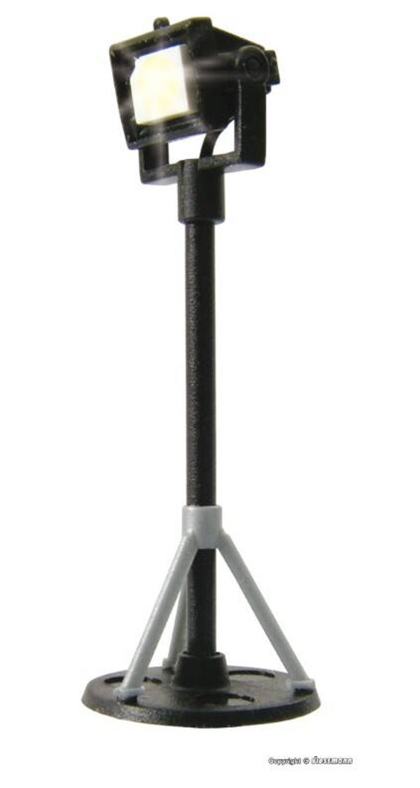 Viessmann 6335 H0 Flutlichtstrahler auf Stativ, LED weiß
