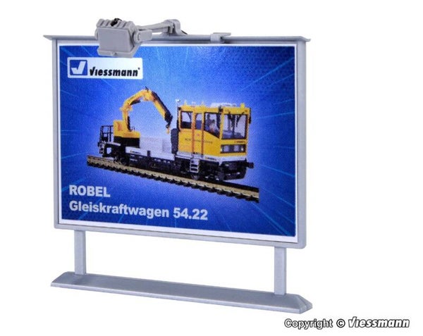 Viessmann 6336 H0 Werbetafel mit LED-Beleuchtung