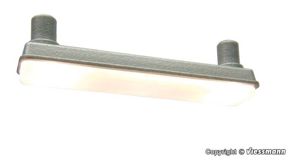Viessmann 6337 H0 Wannenanbauleuchte, 2 LEDs weiß