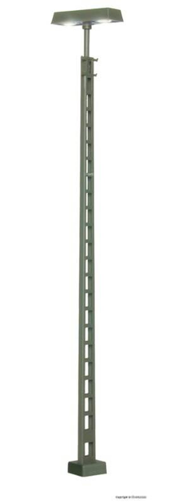 Viessmann 63631 H0 Gittermastleuchte mit Kontaktstecksockel, 2 LEDs weiß