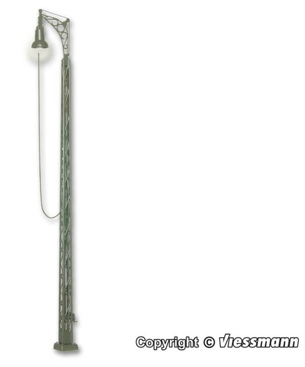 Viessmann 6389 H0 Gittermastleuchte, LED warmweiß