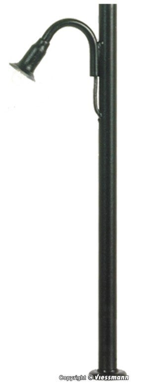 Viessmann 6460 N Holzmastleuchte, LED warmweiß
