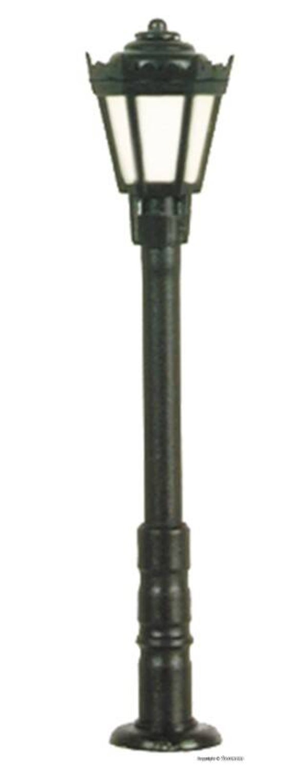 Viessmann 6470 N Parklaterne schwarz, LED warmweiß