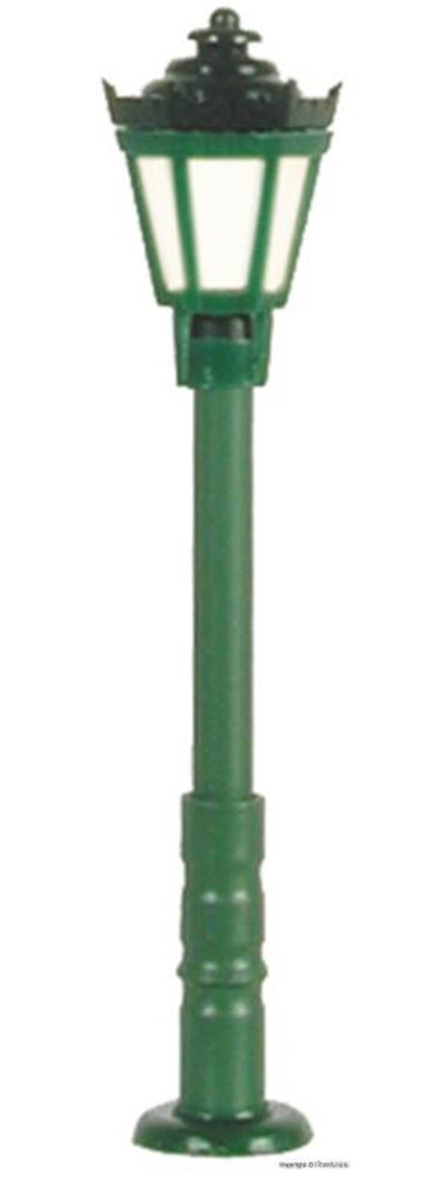 Viessmann 6472 N Parklaterne grün, LED warmweiß