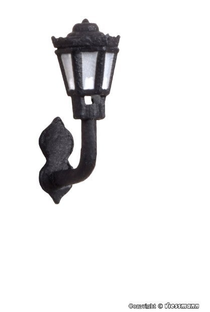 Viessmann 6478 N Nostalgische Wandlaterne, LED warmweiß