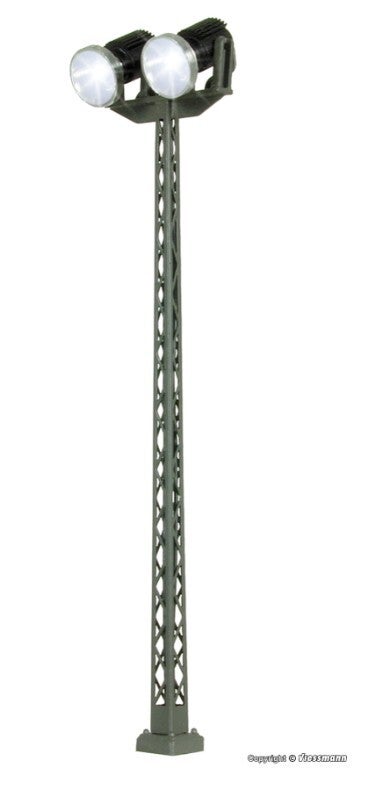 Viessmann 6532 N Flutlichtstrahler doppelt, 2 LEDs weiß