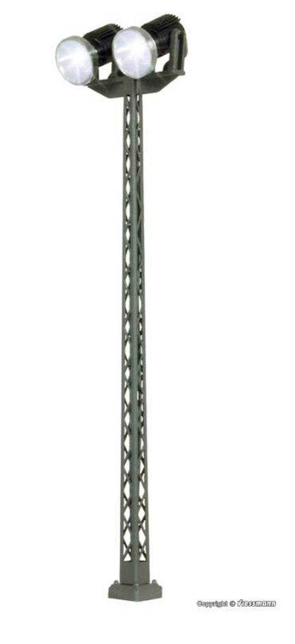 Viessmann 6532 N Flutlichtstrahler doppelt, 2 LEDs weiß