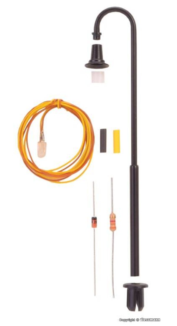 Viessmann 6724 H0 Bausatz Bogenleuchte, LED weiß