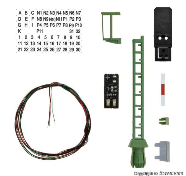 Viessmann 6731 H0 Bausatz Licht-Blocksignal