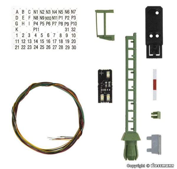 Viessmann 6732 H0 Bausatz Licht-Einfahrsignal