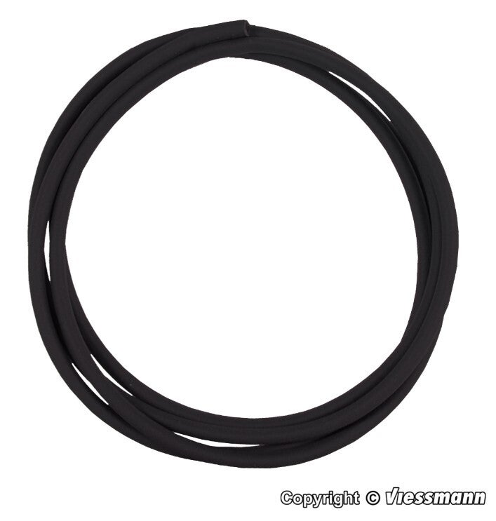 Viessmann 6816 Schrumpfschlauch schwarz, 40 cm, Innendurchmesser 1,2 mm