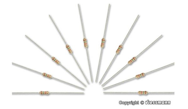 Viessmann 6836 Widerstände 1,5 kOhm, 10 Stück