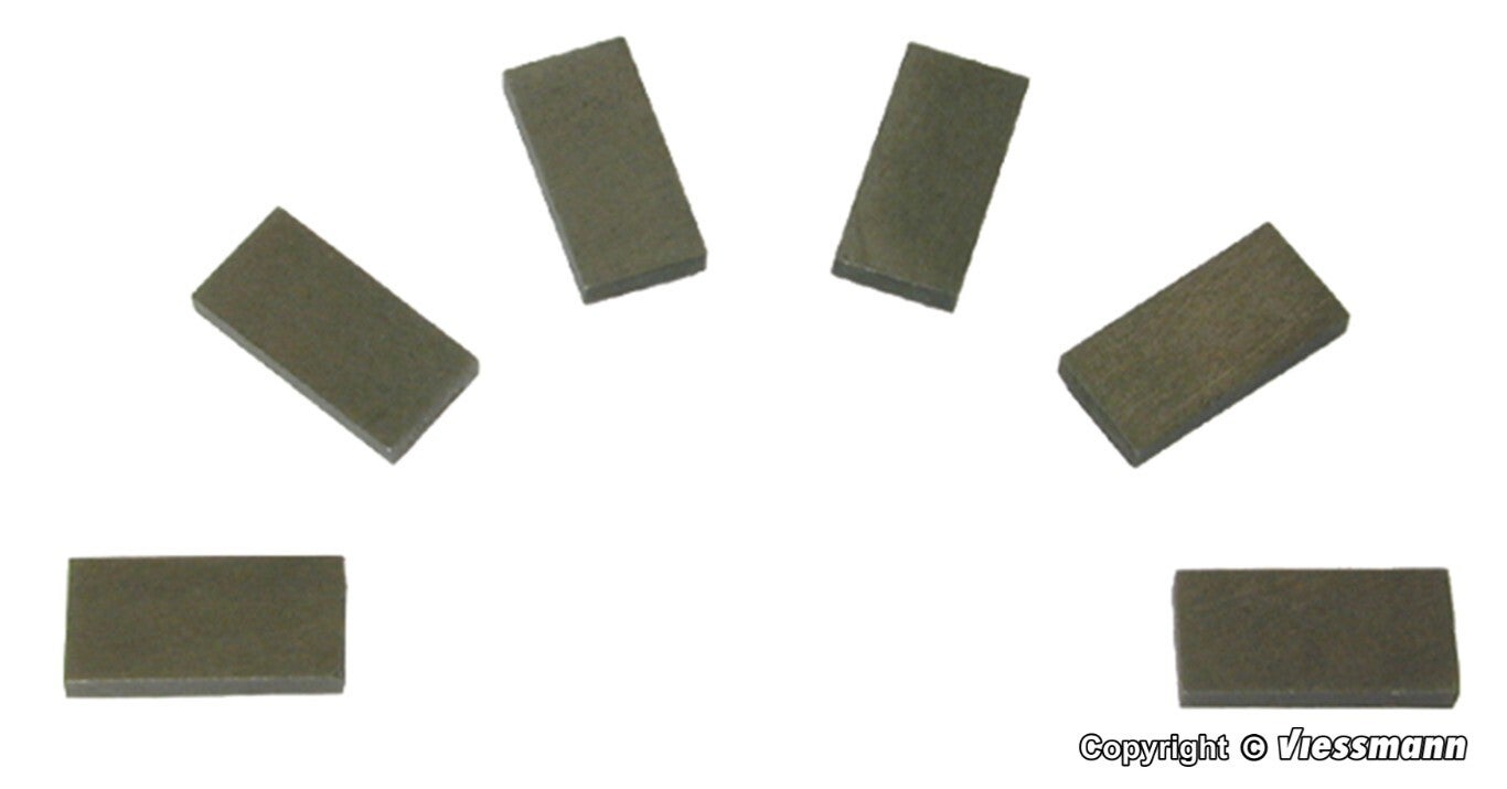 Viessmann 6841 Fahrzeugmagnete, 6 Stück