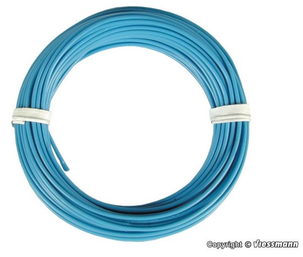 Viessmann 6861 Kabelring 0,14 mm², blau, 10 m