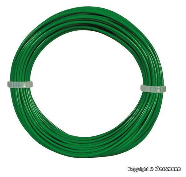 Viessmann 6866 Kabelring 0,14 mm², grün, 10 m