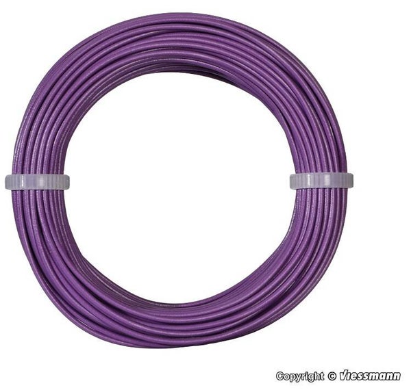 Viessmann 6867 Kabelring 0,14 mm², lila, 10 m