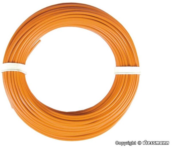 Viessmann 6869 Kabelring 0,14 mm², orange, 10 m