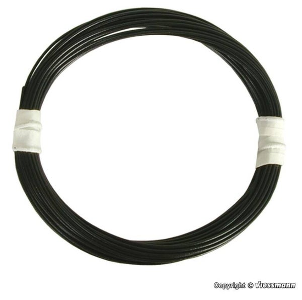Viessmann 6890 Extradünner Spezialdraht 0,03 mm², schwarz, 5 m