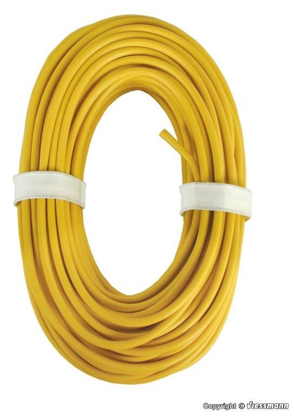Viessmann 6897 Hochstromkabel 0,75 mm², gelb, 10 m