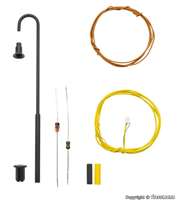 Viessmann 6924 TT Bausatz Bogenleuchte, LED warmweiß