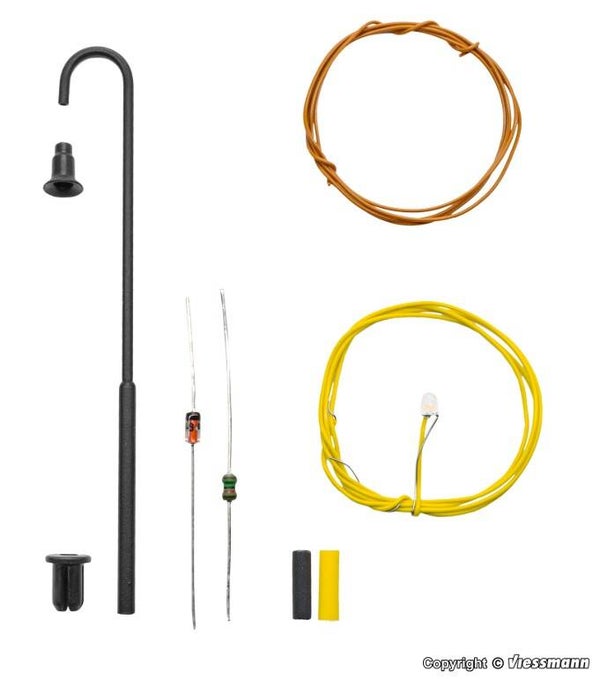 Viessmann 6924 TT Bausatz Bogenleuchte, LED warmweiß