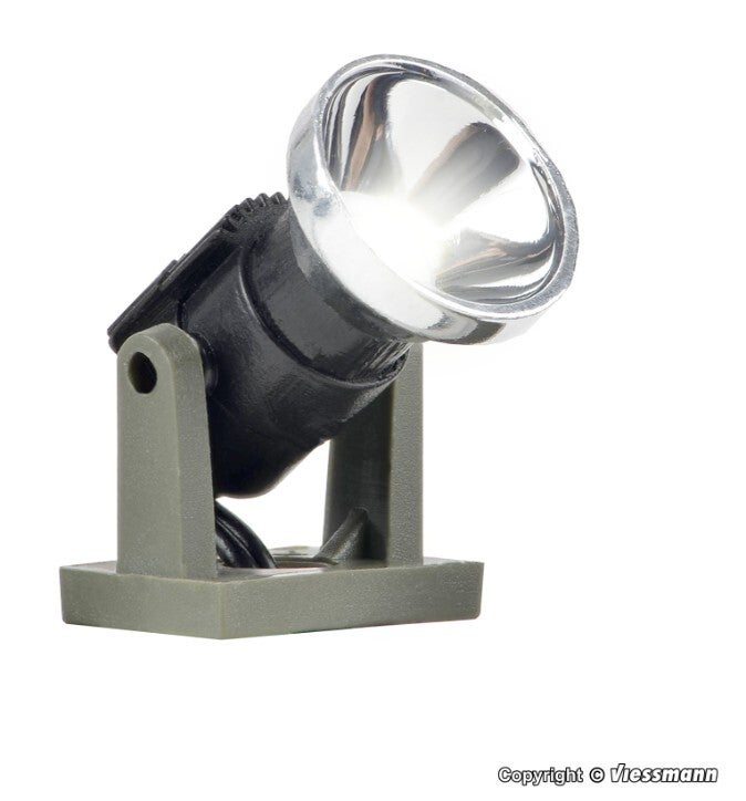 Viessmann 6930 TT Flutlichtstrahler nieder, LED weiß