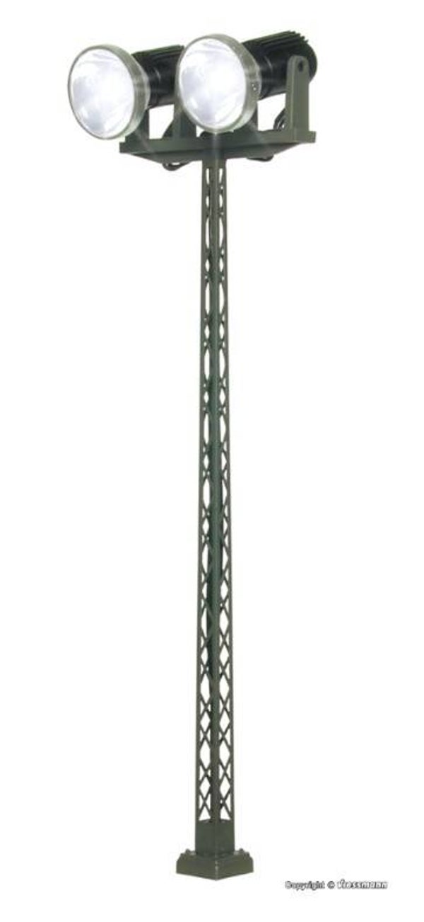 Viessmann 6932 TT Flutlichtstrahler doppelt, 2 LEDs weiß