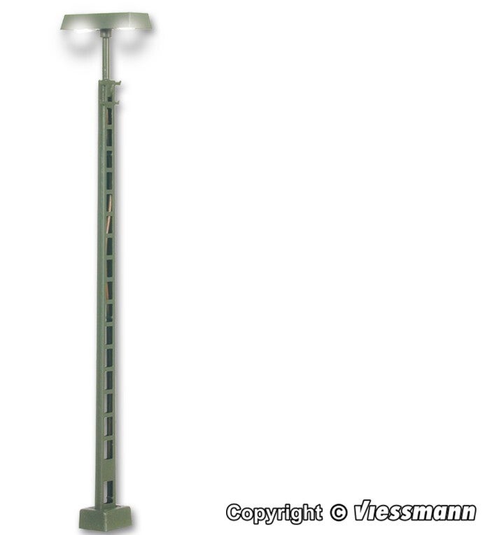 Viessmann 6963 TT Gittermastleuchte, 2 LEDs weiß