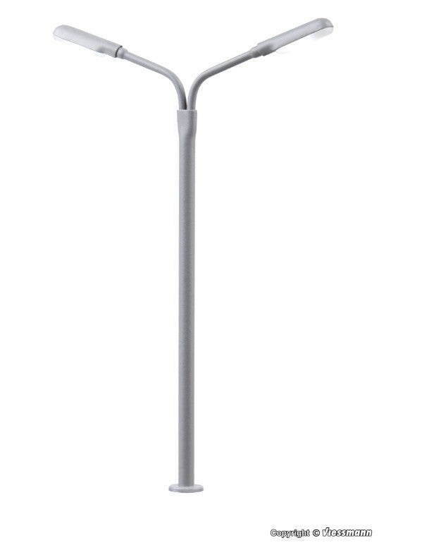 Viessmann 6995 TT Peitschenleuchte doppelt, 2 LEDs weiß