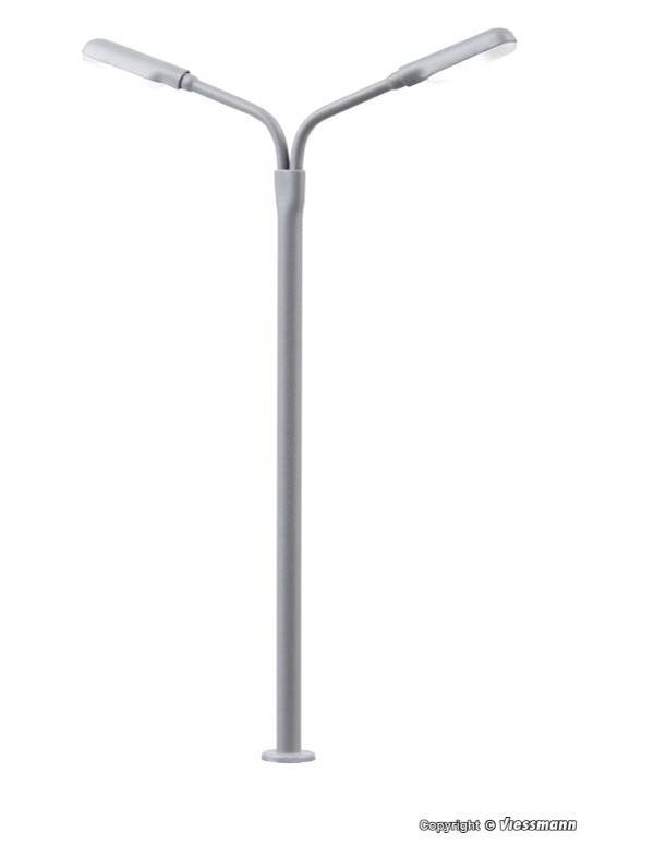 Viessmann 6995 TT Peitschenleuchte doppelt, 2 LEDs weiß