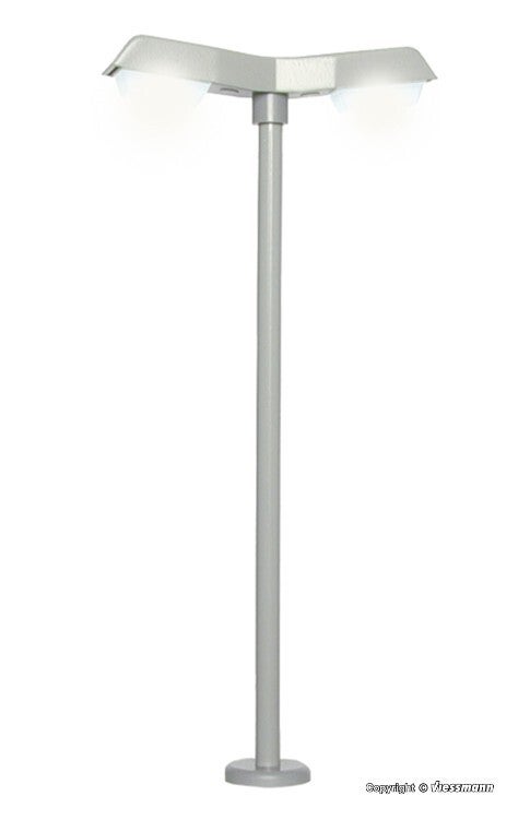 Viessmann 6997 TT Straßenleuchte modern, doppelt, 2 LEDs weiß